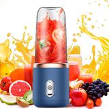 Mini Liquidificador Elétrico 400ml Para Sucos E Vitaminas