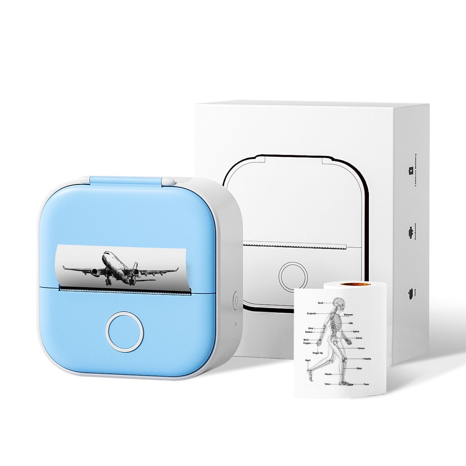 Mini Impressora Térmica Bluetooth Portátil Ponek T02