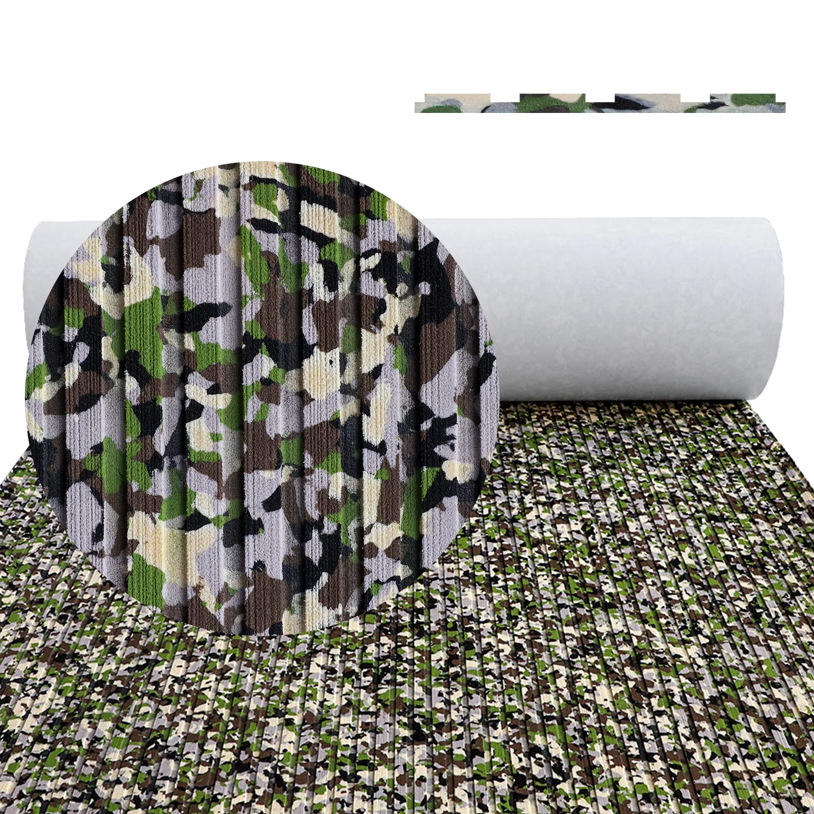 Revestimento De Barco Hzchione Eva Foam 120x41 Cm Camo Non-slip