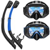 Conjunto De Equipamento De Mergulho Acqces Dry Top, Máscara De Snorkel, Pacote Com 2 Unidades Para Adultos