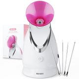 Vaporizador Facial Ezbasics Ionic Warm Mist, Umidificador Rosa