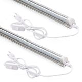 Lâmpada Led Para Loja Barrina 2ft 20w 3000lm 3000k Em Forma De V, Pacote Com 2