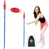 Conjunto De Jogos Flying Disc Ropoda Outdoor Games Com Poste Mais Grosso