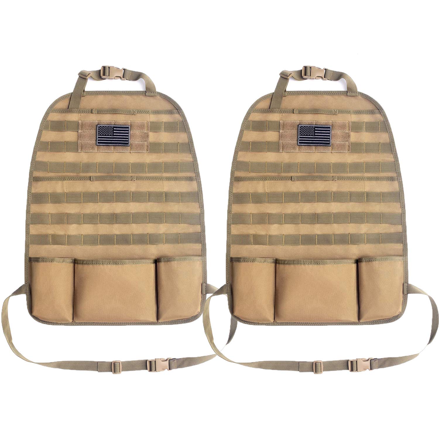 Organizador De Encosto De Assento De Carro Tacticool Upgraded Tactical Molle
