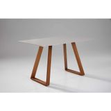Mesa Para Sala De Jantar 120cm Viena Imbuia
