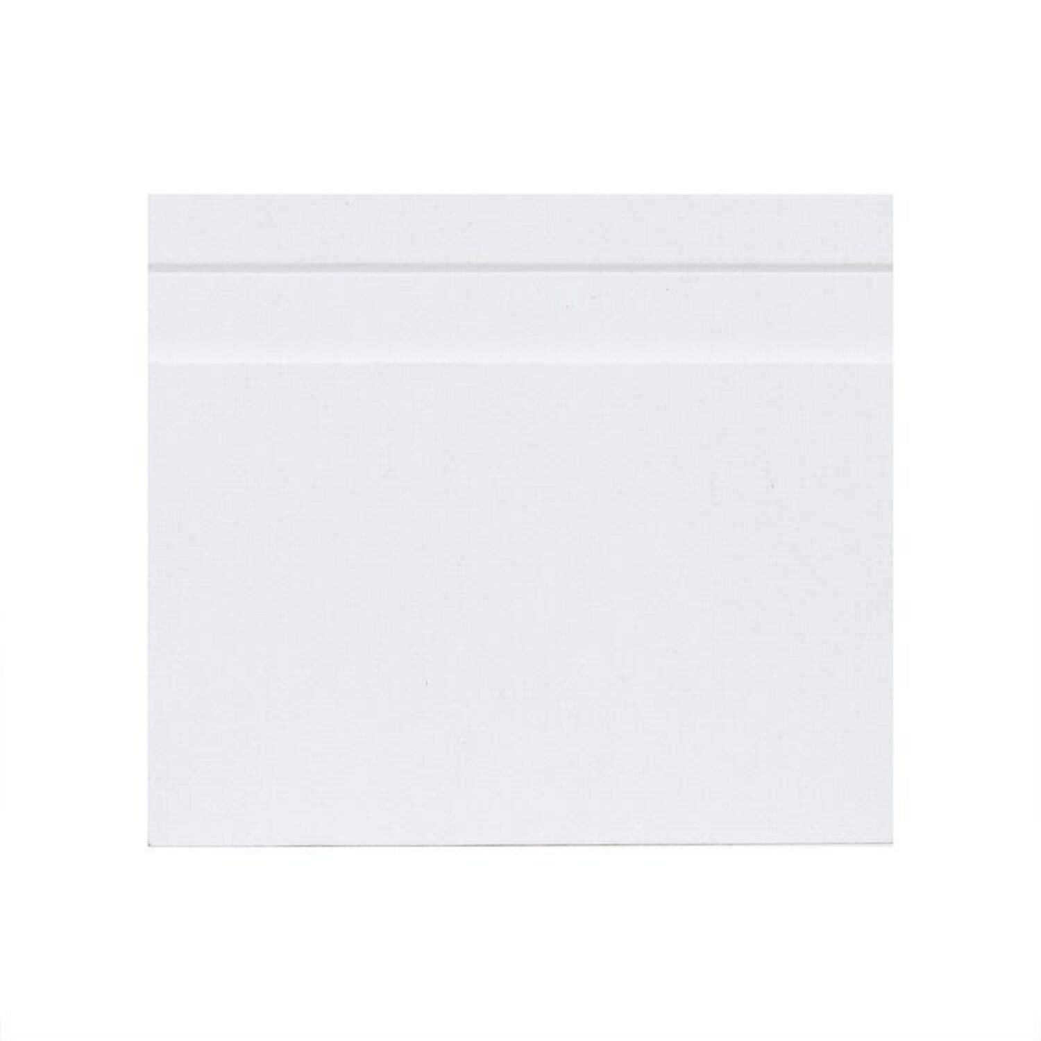Kit Com 18 Rodapé Mdf 15cm X 10cm Suprema Branco