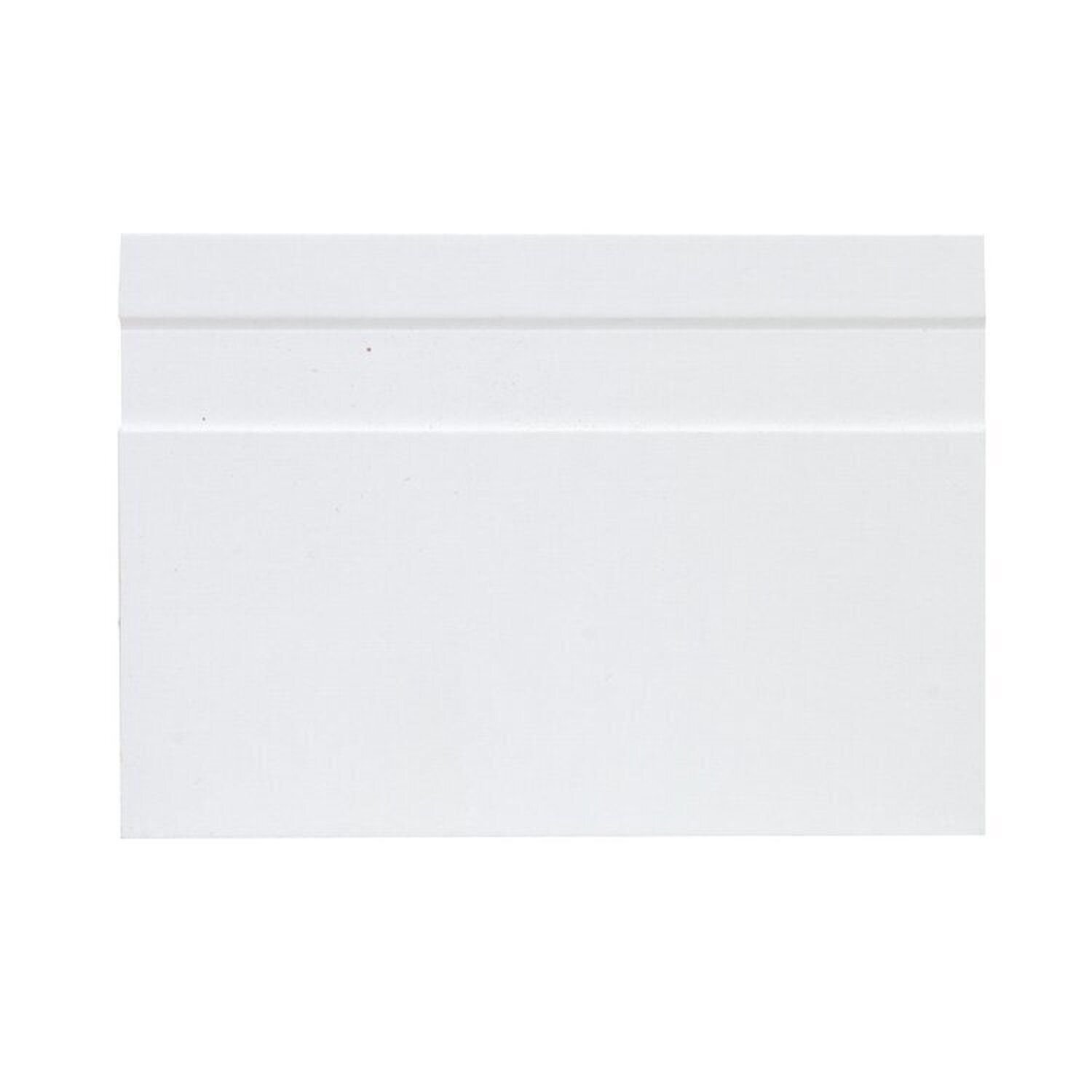 Kit Com 24 Rodapé Mdf 15cm X 8cm Suprema Branco