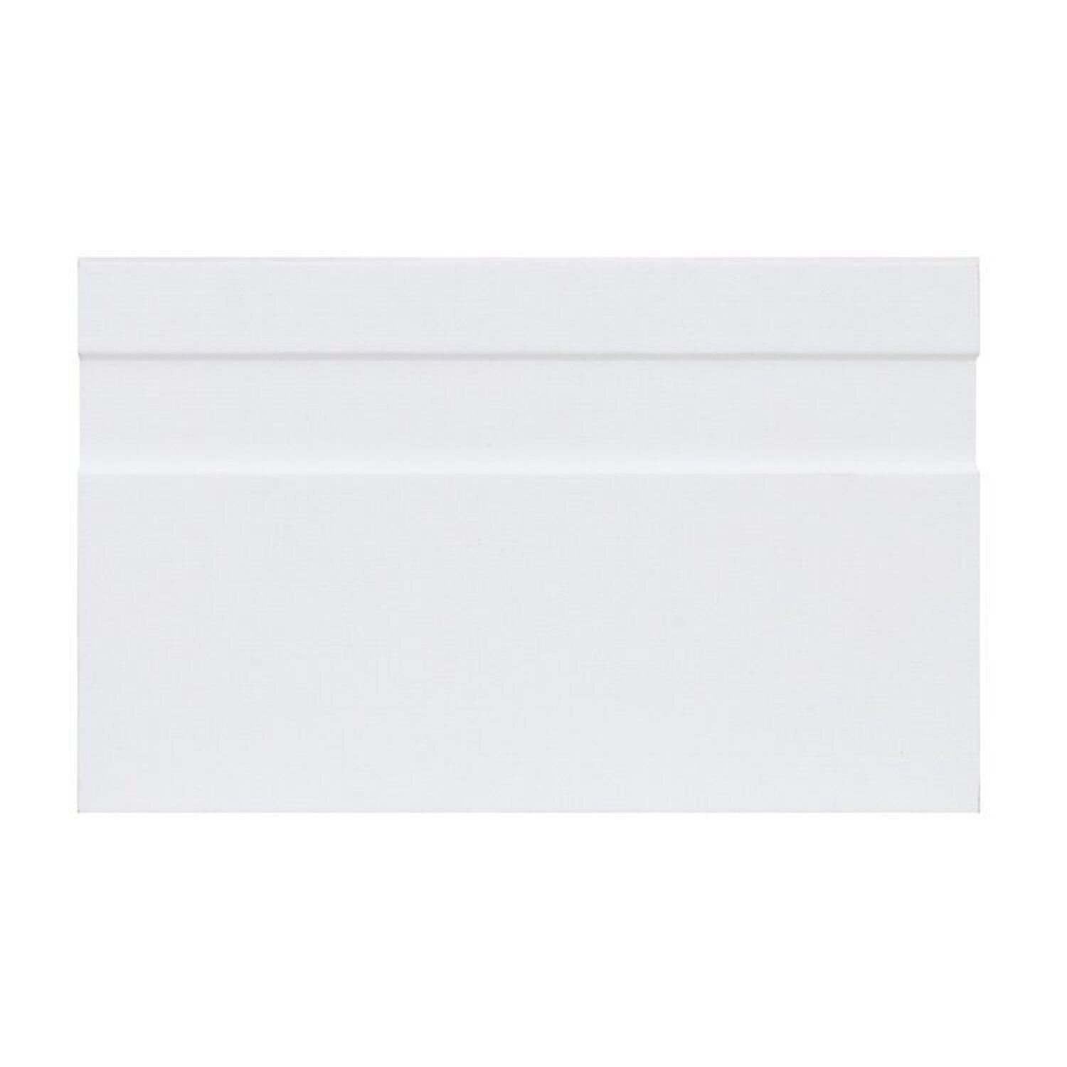 Kit Com 18 Rodapé Mdf 15cm X 7cm Suprema Branco