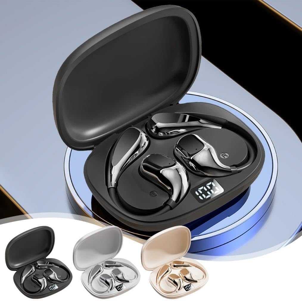 Fones De Ouvido Sem Fio Bluetooth Montados No Ouvido Com Redução De Ruído