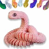 Resina De Articulação Flexível Articulada De Cobra Impressa Em 3d De Brinquedo De 60 Cm