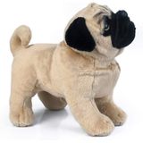 Boneca De Pelúcia De Pelúcia Roseauroma Brown Pug Dog 30cm