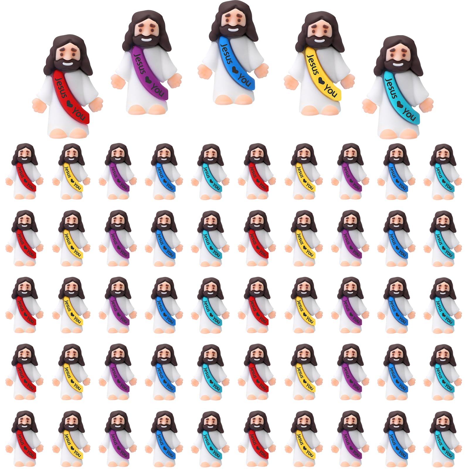 Mini Jesus Figures Bulk Tiny Jesus Figures Toys 50 Unidades