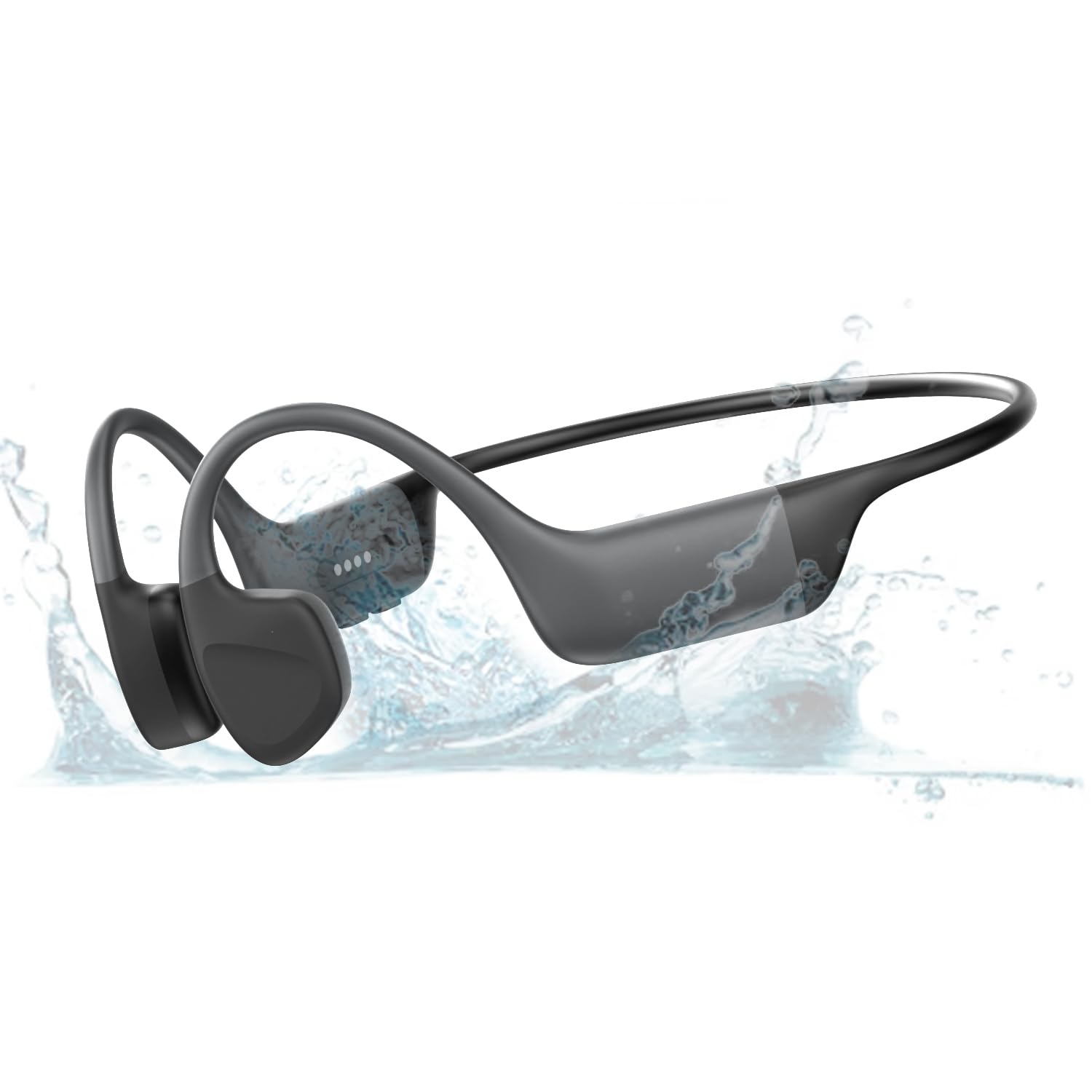 Fones De Ouvido De Condução Óssea E Reprodutor De Mp3 De 32 Gb Ipx8 À Prova D'água