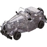 Brinquedo De Montagem 3d Crystal Puzzle Vintage Car Diy 54 Unidades Cinza