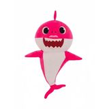 Brinquedo De Pelúcia Genérico Cute Shark Baby Que Pode Cantar E Brilhar Para Meninos E Meninas (rosa)