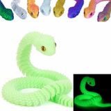 Resina De Articulação Flexível Articulada De Cobra Impressa Em 3d De Brinquedo De 60 Cm