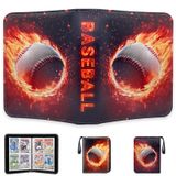 Card Binder Baseball, Suporte De 4 Bolsos, 400 Cartas À Prova D&#39;água