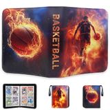 Card Binder Basketball, Suporte De 4 Bolsos, 400 Cartas À Prova D&#39;água