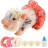Brinquedo De Silicone Para Porcos, Boneca Realista Com Mamadeira
