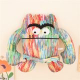 Brinquedo De Desenho Animado Plush Doll Color Monster De 25 Cm Para Crianças
