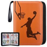 Card Binder Basketball, Suporte De 4 Bolsos, 400 Cartas À Prova D&#39;água