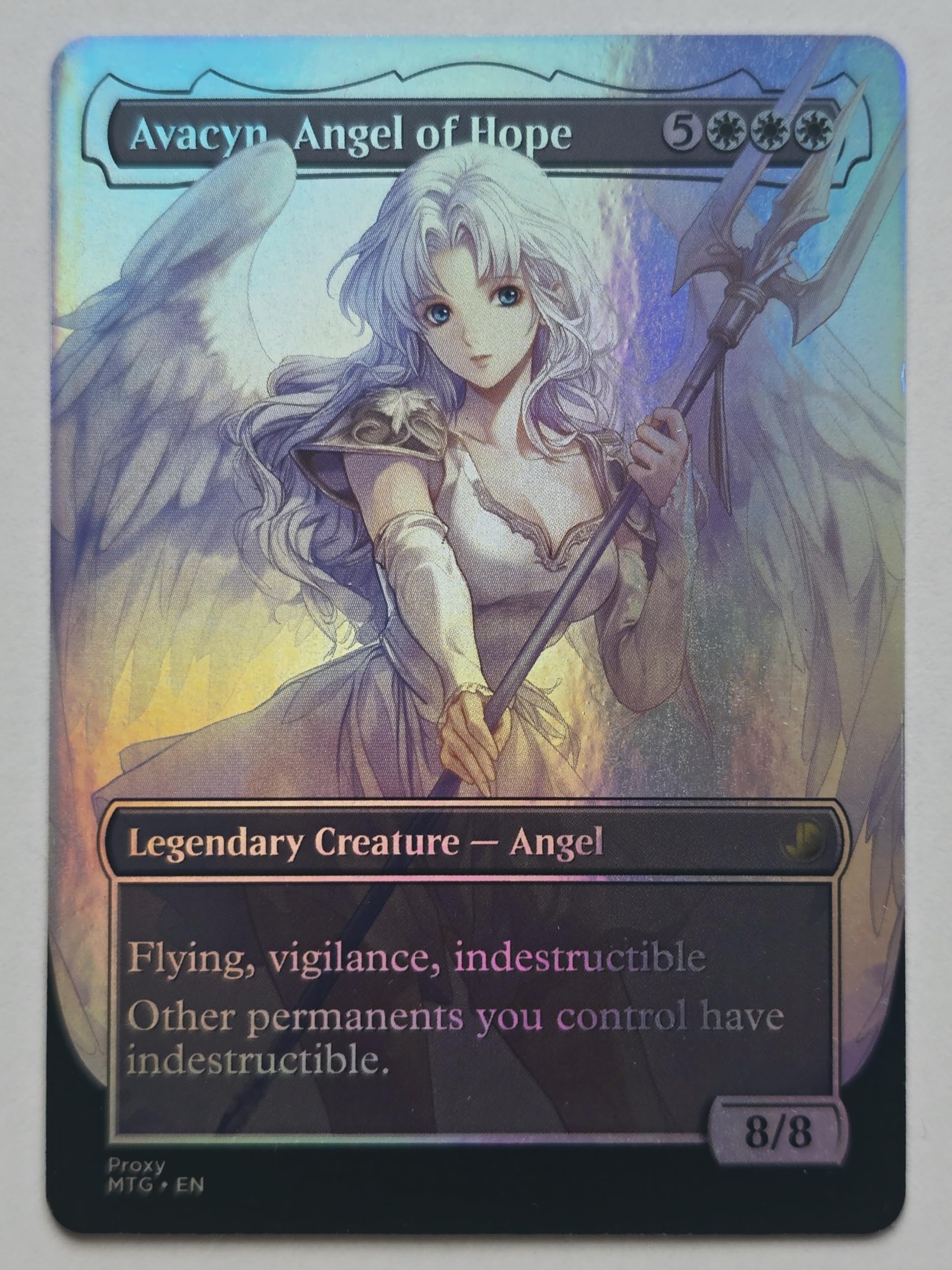 Carta De Magic The Gathering Waifu Avacyn, Angel Of Hope #02 Foil