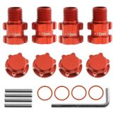 Adaptador De Cubos Hexagonais De Roda Rc De 14 Mm A 17 Mm, Amplie 10 Mm Para Arrma