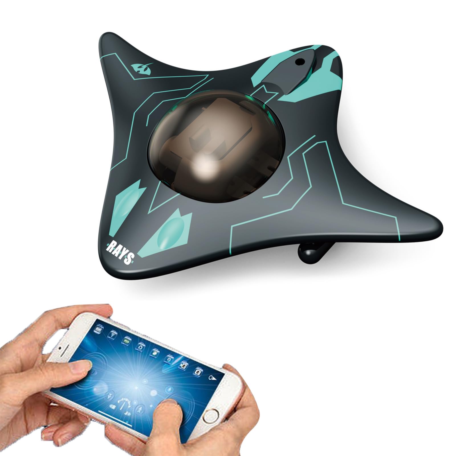 Rc Boat Mini Com Câmera À Prova D'água Wifi 6ch Para Maiores De 8 Anos