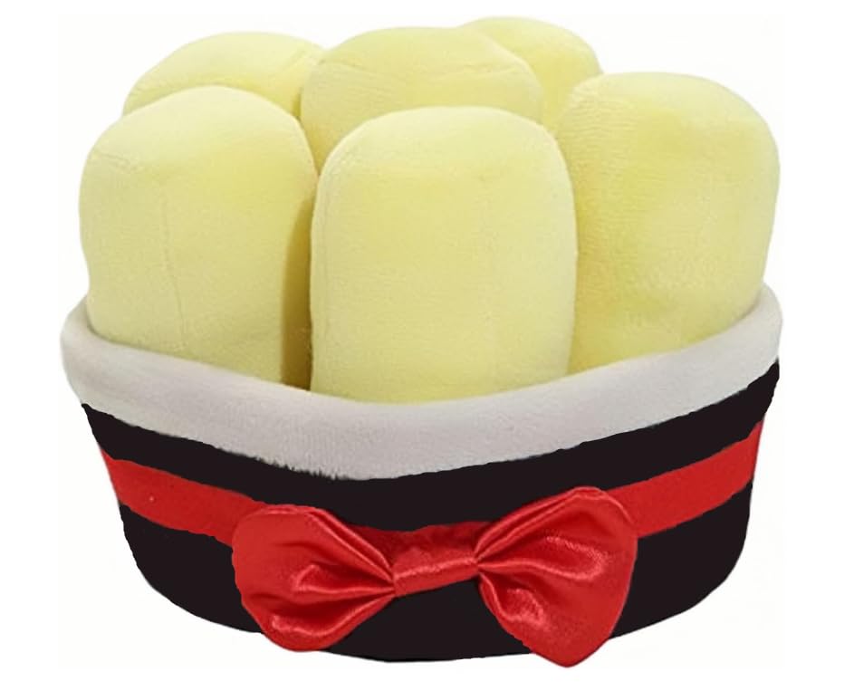 Almofada De Brinquedo De Pelúcia Fun Food Toast Cream Bread 25 Cm