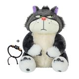 Brinquedo De Pelúcia Cute Angry Cat, Presente De Pelúcia Para Crianças De 25 Cm