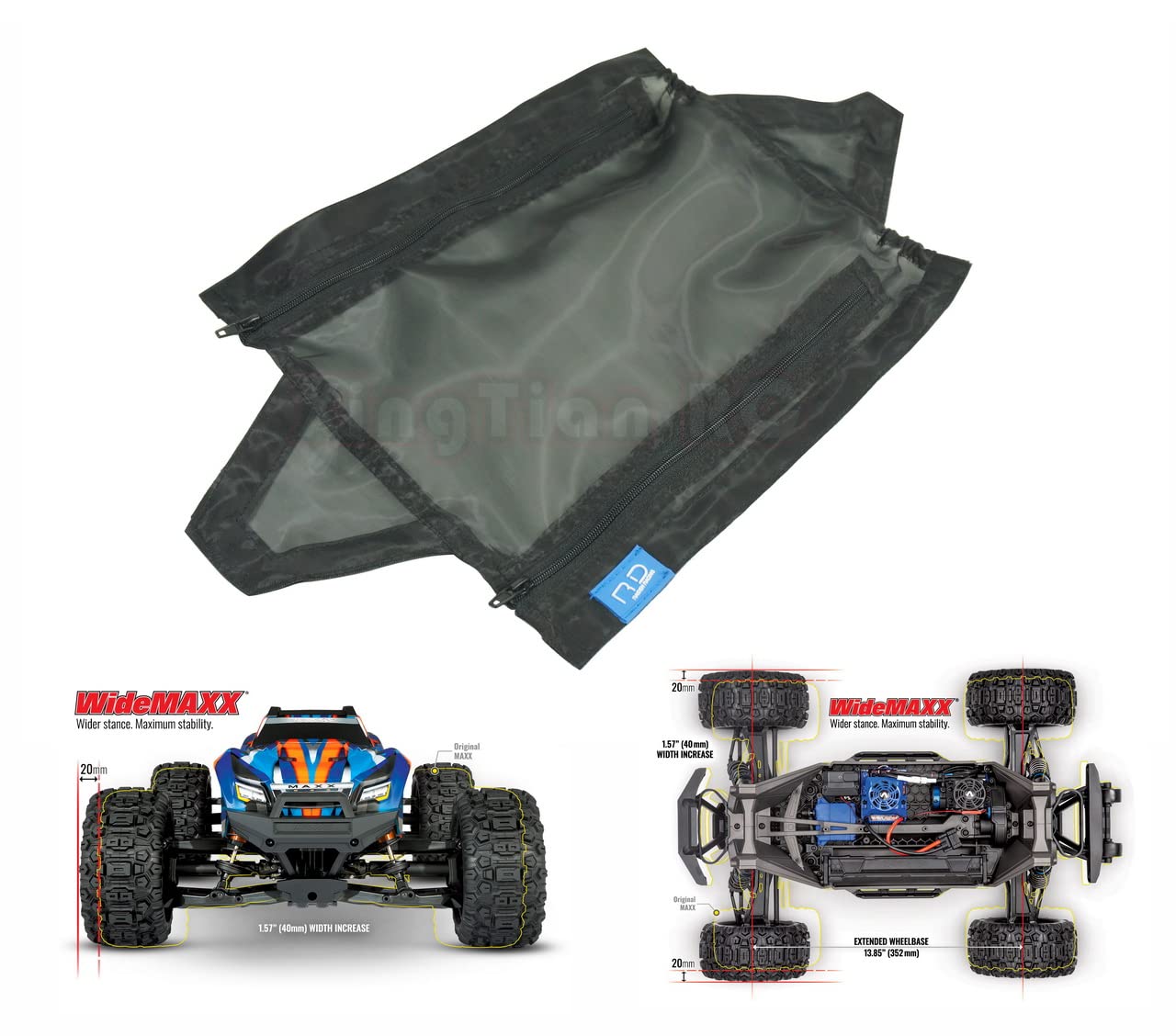 Chassis Guard Dirt Cover Para Traxxas 1/10, O Mais Novo V2 Maxx