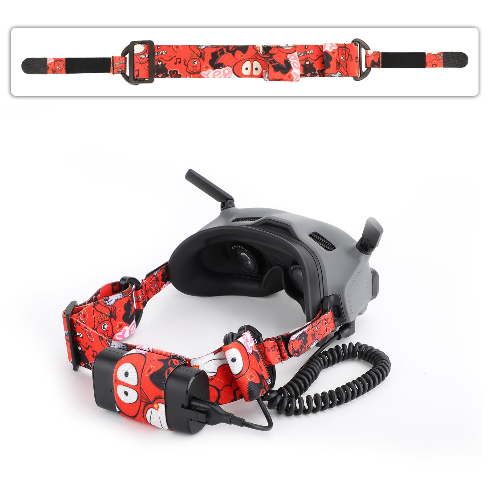 Pulseira De Cabeça Para Dji Avata Goggles 2 E Dji Fpv Goggles V2