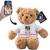 Brinquedo De Pelúcia De Urso Personalizado Com Texto Personalizado De 28 Cm