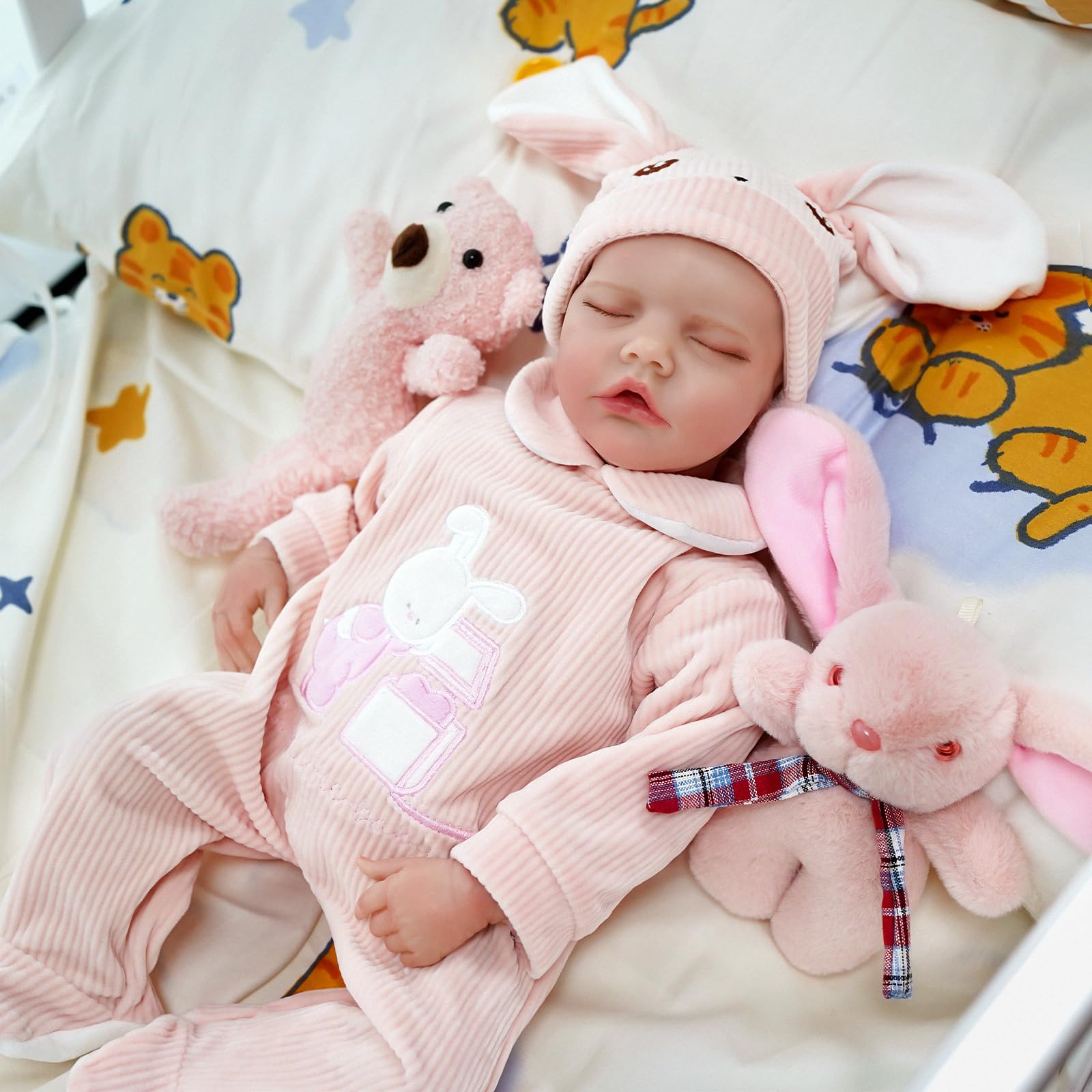 Reborn Baby Doll Se Gaba De Um Corpo Realista De Vinil Completo De 17 Polegadas