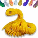 Resina De Articulação Flexível Articulada De Cobra Impressa Em 3d De Brinquedo De 60 Cm