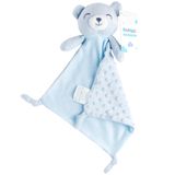 Naninha Bebê Urso Com Textura Azul - Pimpolho
