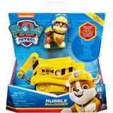 Patrulha Canina Veiculo Com Figura Rubble Sunny