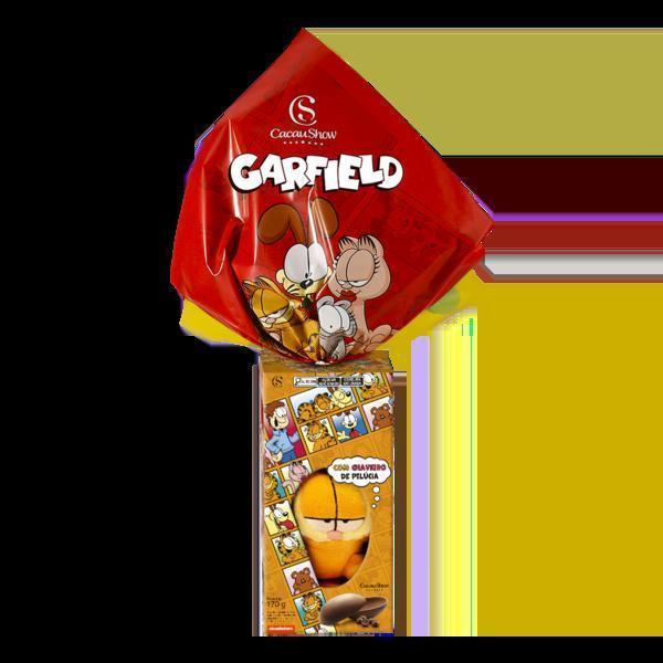 Ovo de Páscoa ao Leite Chaveiro Garfield 170g