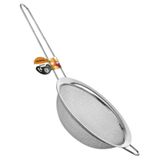 Peneira Em Aço Inox Original Line 14cm - Prática, Durável E Versátil Para Cozinha - Panami
