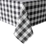 Toalha De Mesa Hiasan Quadriculada Quadrada Impermeável 150x150cm