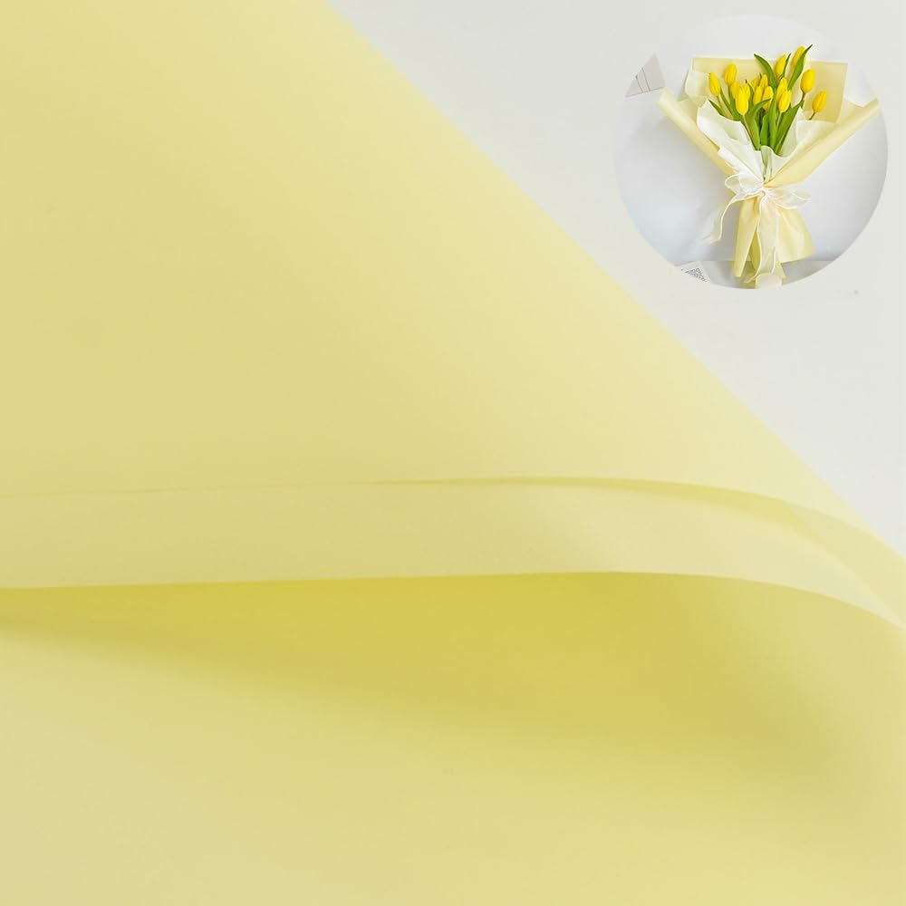 Papel De Embrulho De Flores Bbj Wraps Translúcido Impermeável 40 Folhas