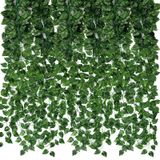 Garland Artificial Ivy Greenery Cewor, Pacote Com 24, 52,8 M