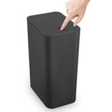 Lata De Lixo Trashaid Bathroom 10l Com Tampa De Plástico Preta