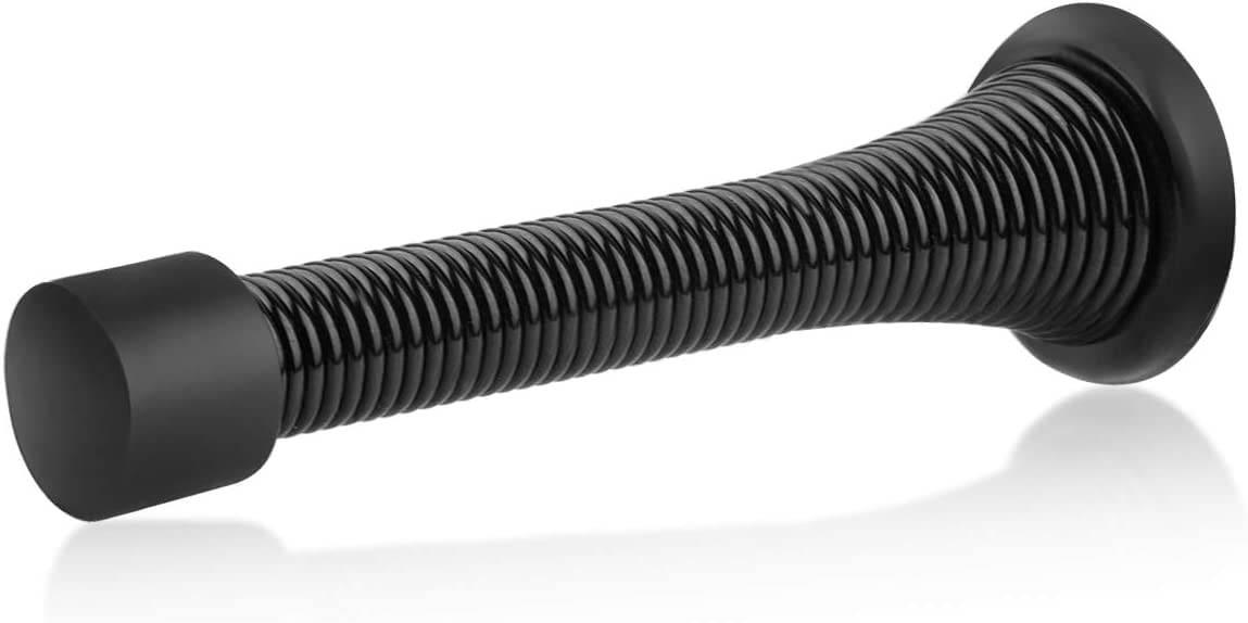 Batentes De Porta Homotek, Pacote Com 20 Unidades, Black Spring Door Stopper