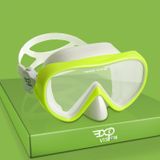 Máscara De Natação Com Snorkel Exp Vision Kids Anti-fog Diving Amarela
