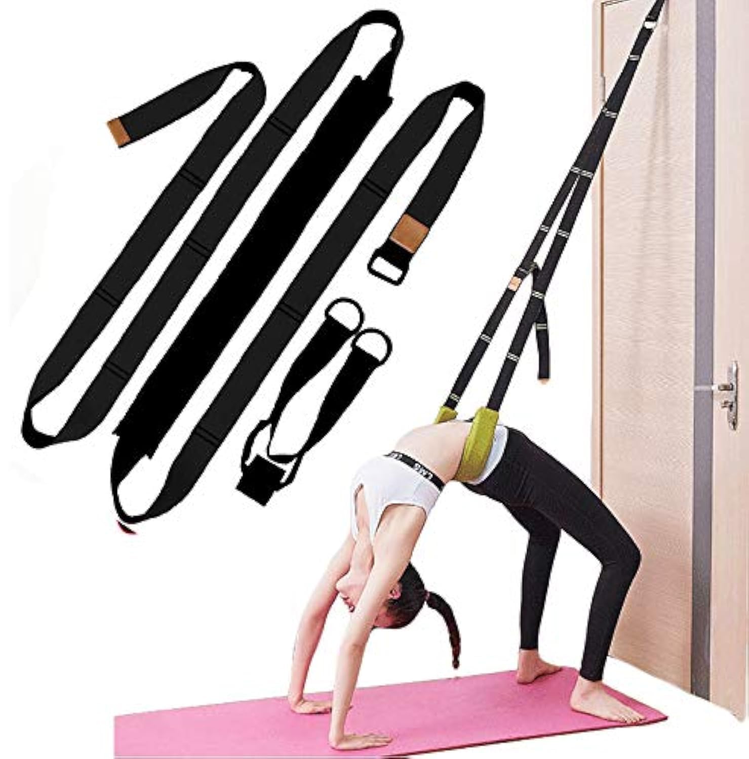 Back Bend Assist Trainer Xemz Improve Flexibility Black