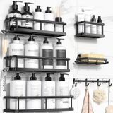 Shower Caddy Yasonic, Pacote Com 6 Unidades, De Grande Capacidade Com Suporte De Sabão