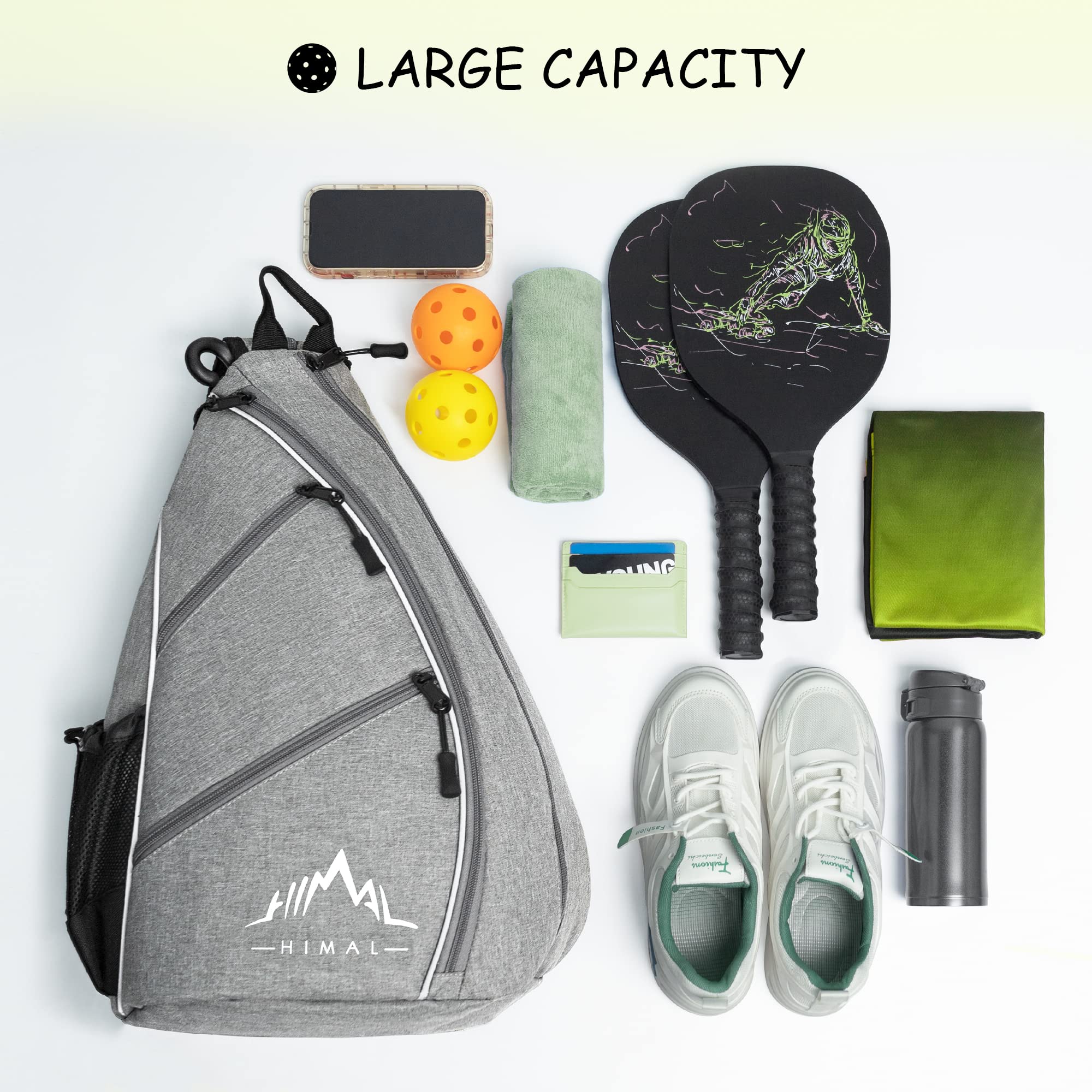 Mochila Pickleball Himal - Prática E Espaçosa Para Esportes