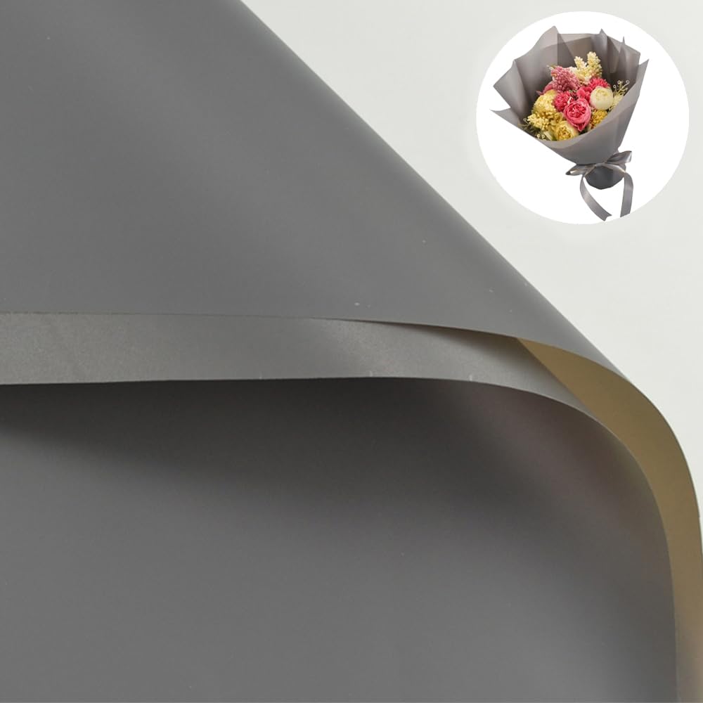 Papel De Embrulho De Flores Bbj Wraps Translúcido Impermeável 40 Folhas