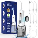 Fio Dental De Água Zdmathe 350ml Com 6 Pontas De Jato Ipx7